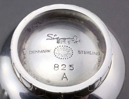 Georg Jensen Sterling Silver Dish and Cup - Sigvard Bernadotte